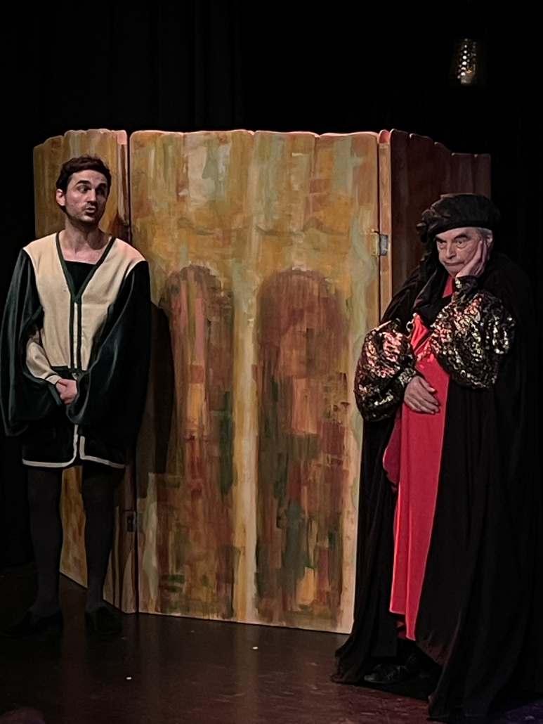 Volpone - Corvino médite et Mosca attend