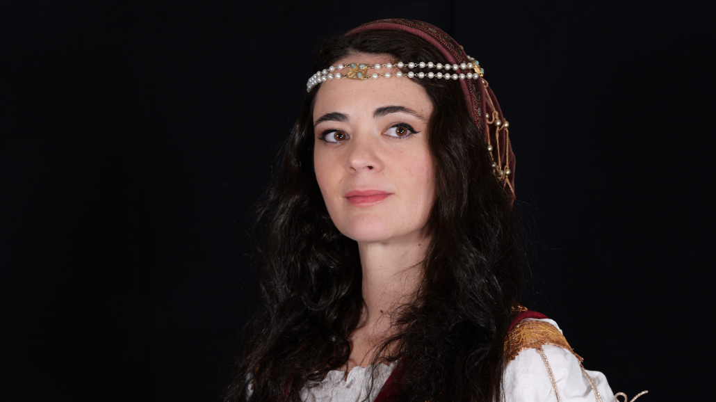 Chloé Renaud dans le rôle de Portia Le Marchand de Venise