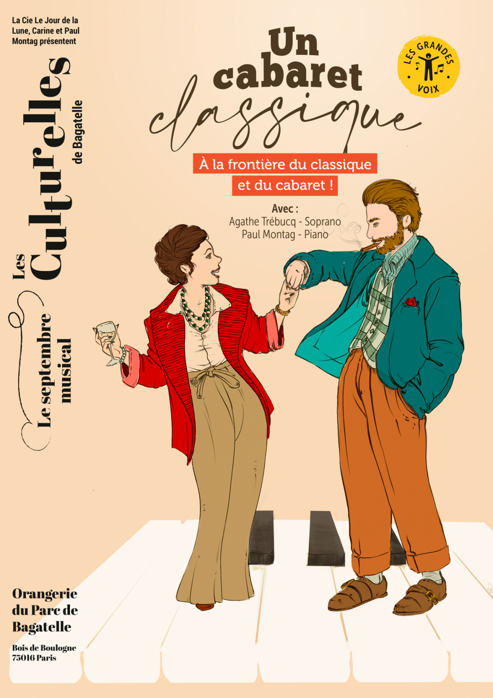 Un Cabaret classique, avec Paul Montag et Agathe Trébucq