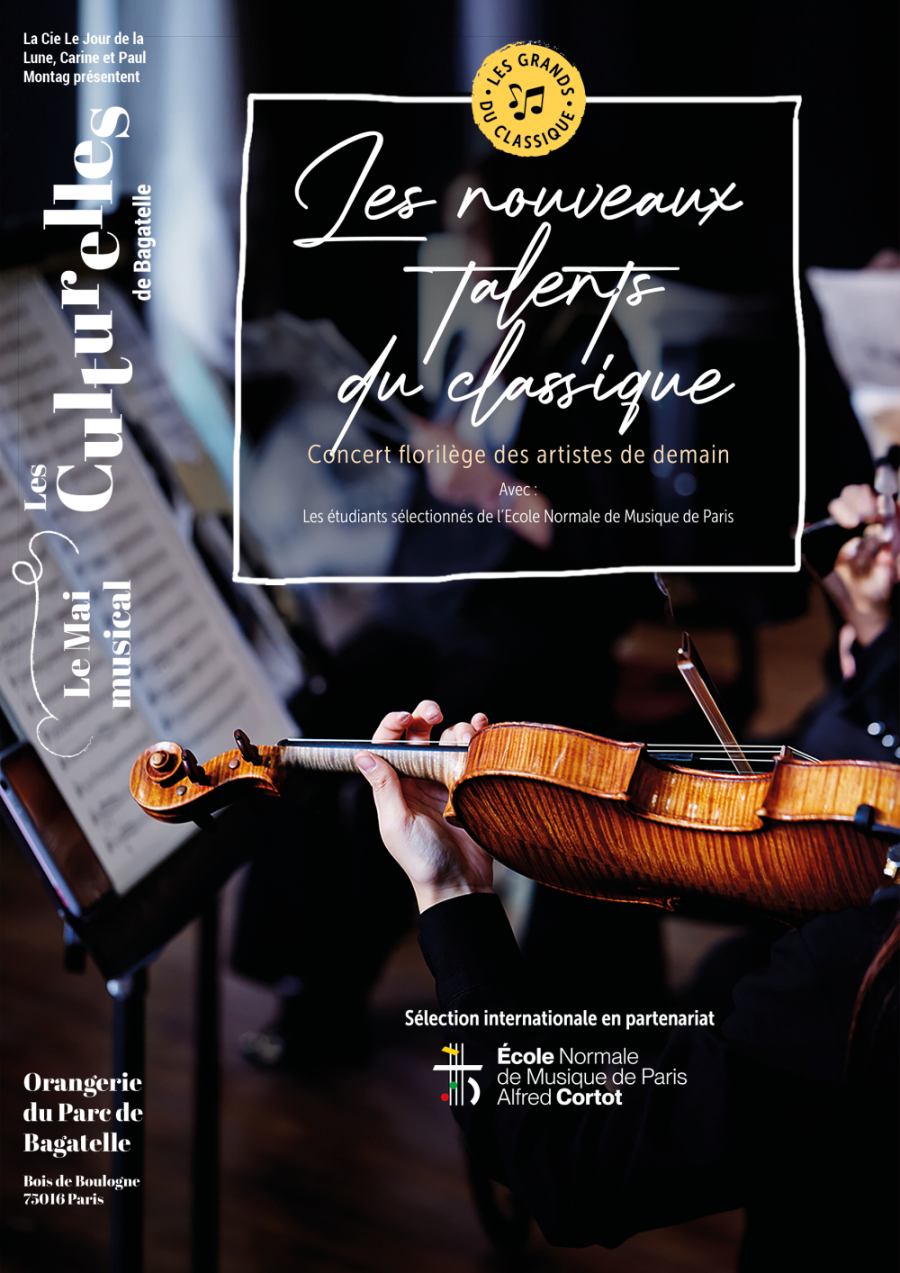 Les Nouveaux Talents du classique 2026 - Ecole Normale de musique de Paris Alfred Cortot